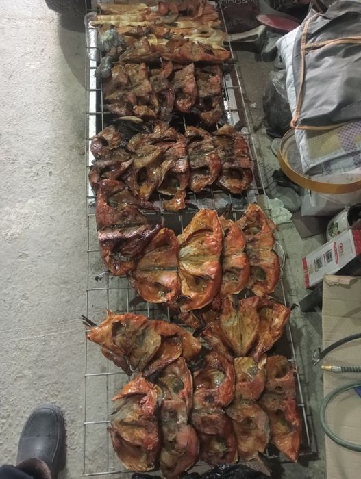 Копчённая голова рыбы Сёмга