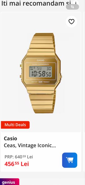 Ceas casio nou slimu