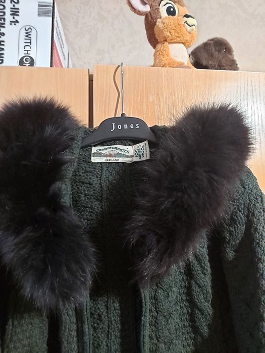 Жилетка с естествен пух