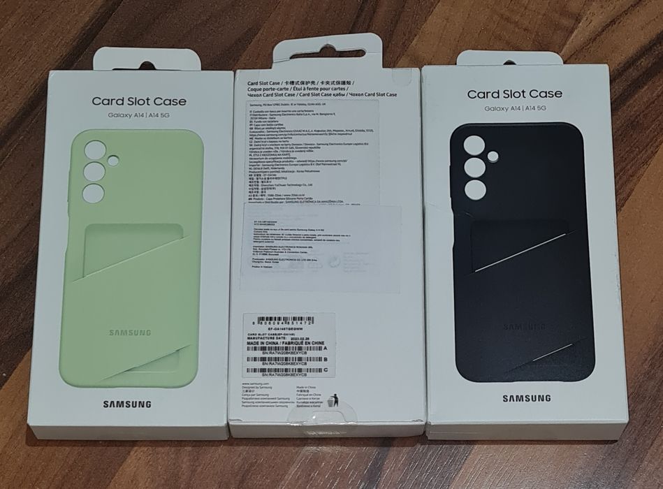 Husa silicon originala Samsung Card Slot Case Galaxy A14 si A14 5G