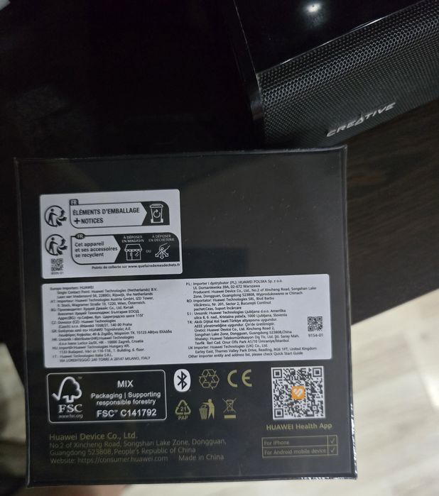 Huawei - Watch GT6, 1.47'', 46 mm, Grey Leather