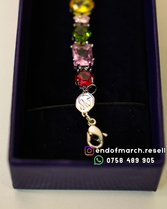 Bratara Swarovski Gema multicolour