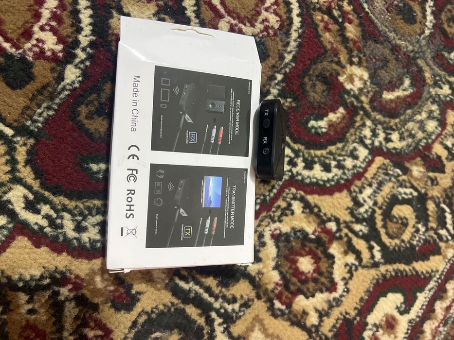 Bluetooth Transmiter va Resiver 2-tasi 1-da (Yangi)