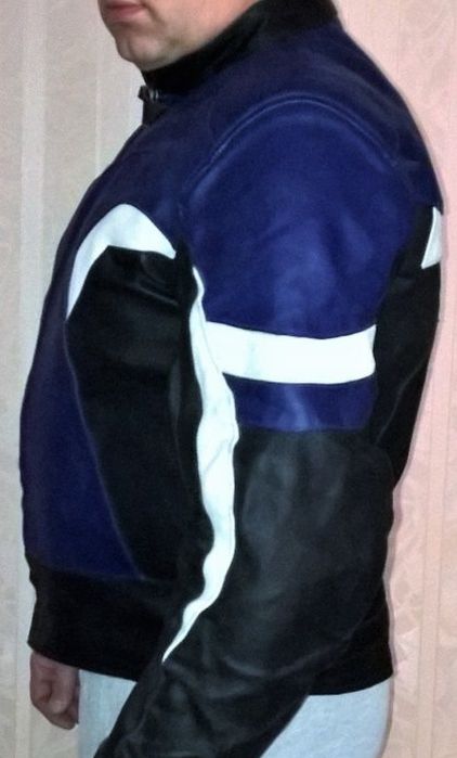 Куртка кожаная с защитой