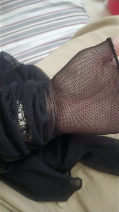 Черные топ и блузка