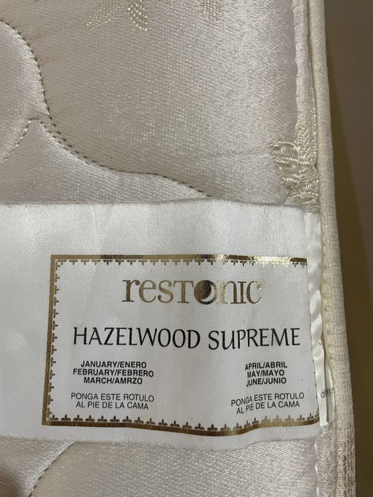 Saltea Restonic Hazelwood Supreme 90×190 cm, cu bază