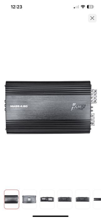 Усилитель AMP 4.80, эстрадные овалы Урал