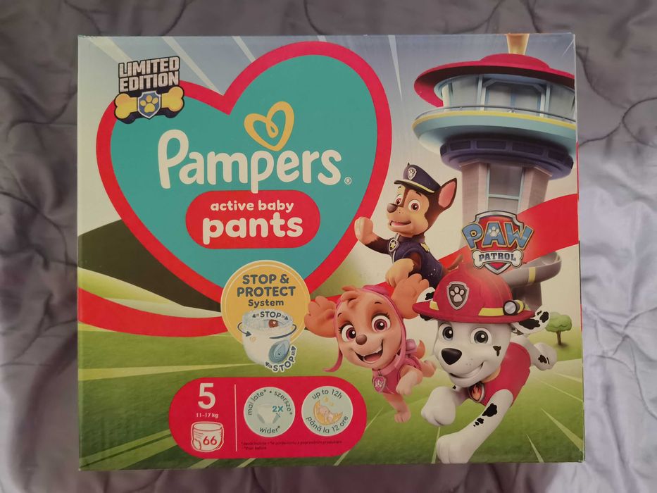Памперси- голям пакет от 66 броя, размер 5, с намаление 14 лв