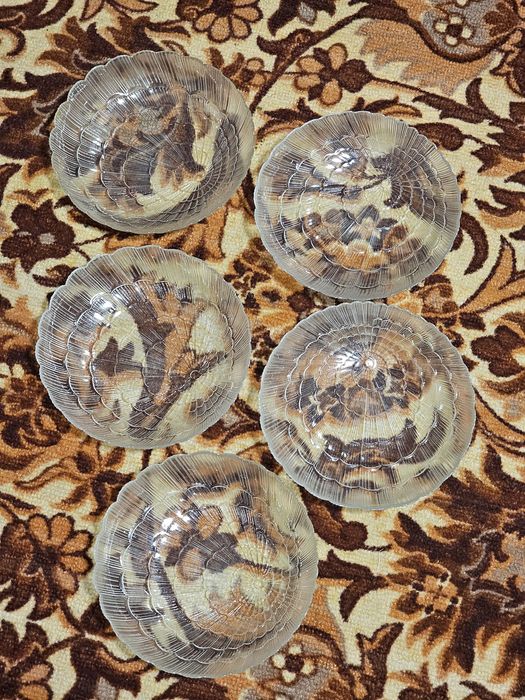 5 салатниц стекло