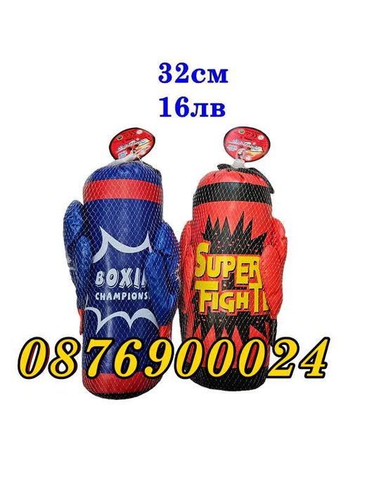 ПРОМО! Детска боксова круша с ръкавици детски боксов комплект МОДЕЛИ