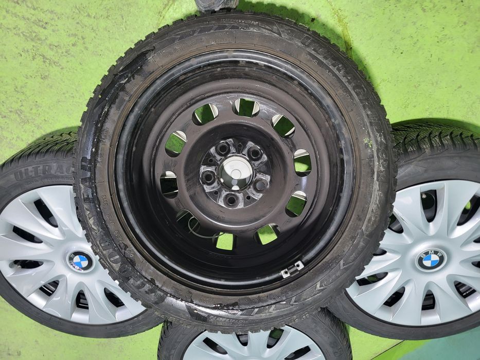 16 5x120 Bmw метални джанти с тасове гуми 5х120 бмв