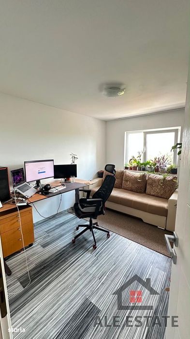 Apartament finisat, 3 camere decomandate,mobilat, zona Parcul Teilor