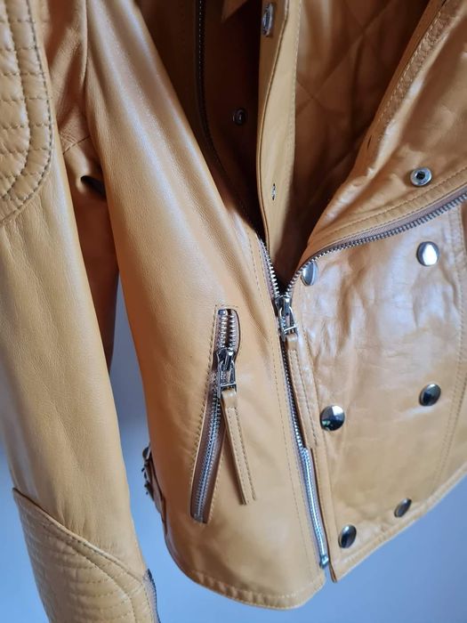 Естествена кожа яке и тренч Zara