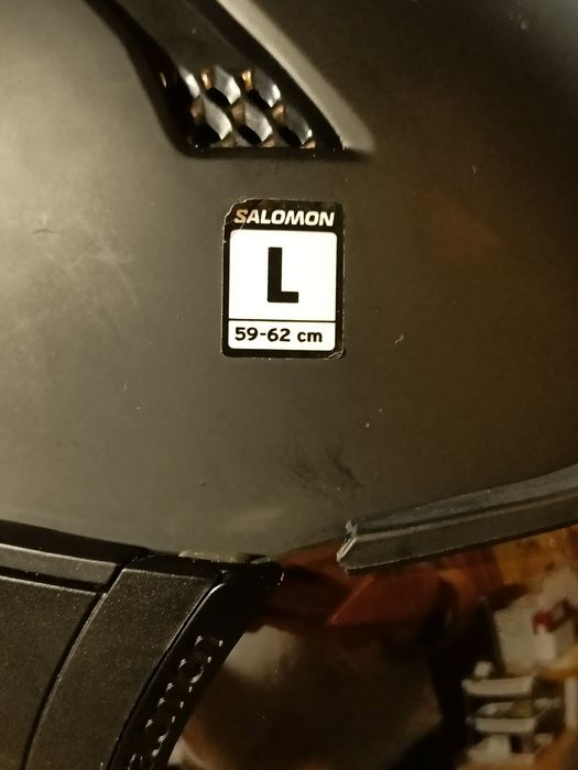 Cască de schi Salomon cu vizieră - Marimea L (59–62 cm)