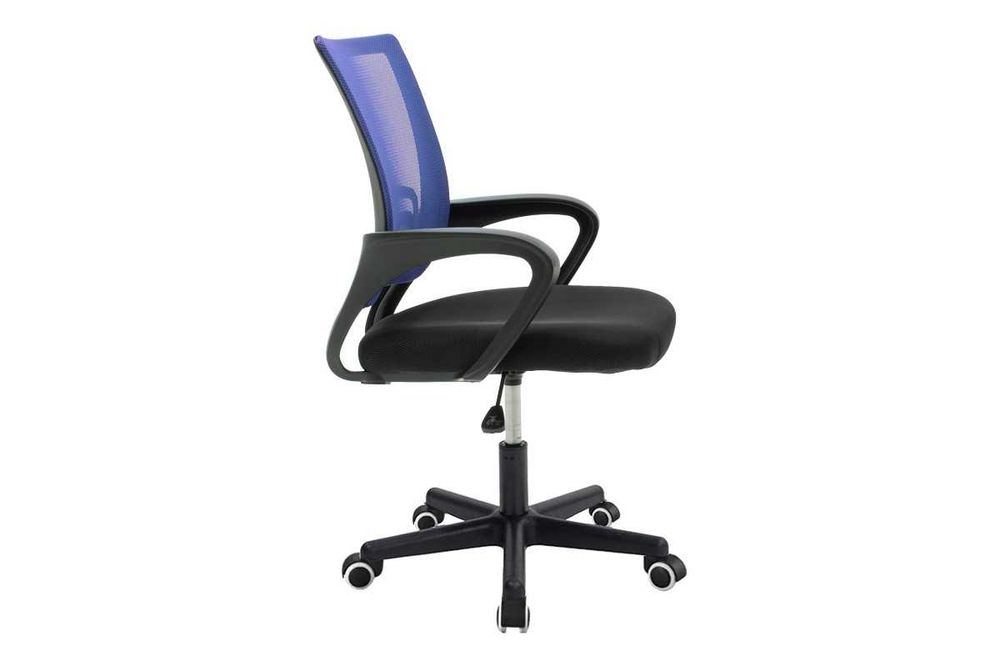 Офис стол Puzzle-home Berto II, Мрежест, 3 цвята, 57.5x54.5x81-91cm