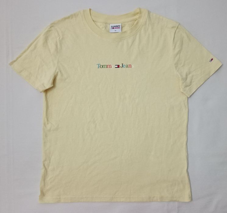 Tommy Jeans оригинална тениска XS памучна фланелка