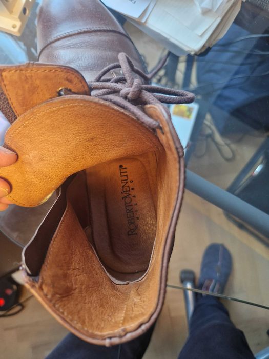 Елегантни Мъжки зимни обувки от естествена кожа