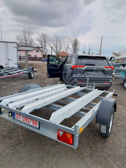 Remorca basculabila Moto Heca 750kg,ATV,RAR INCLUS