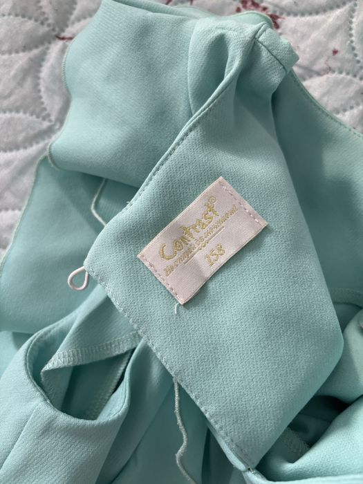 Детска тюркоазена рокля