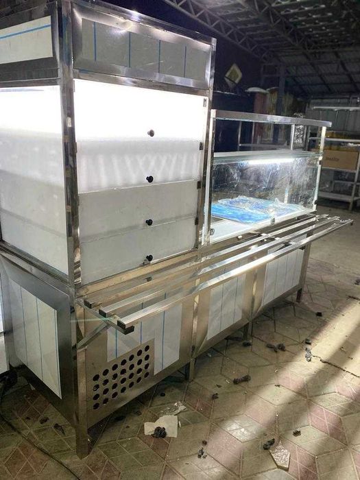 Мармит линия раздачи стол разделочный