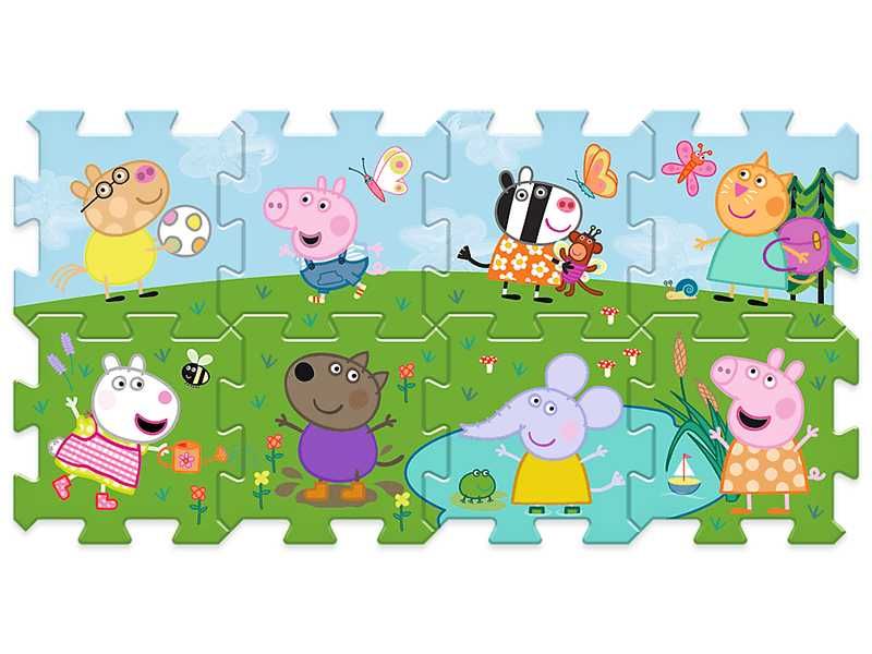 НОВИ! Мек килим пъзел постелка за игра Peppa, Paw Patrol или Princess