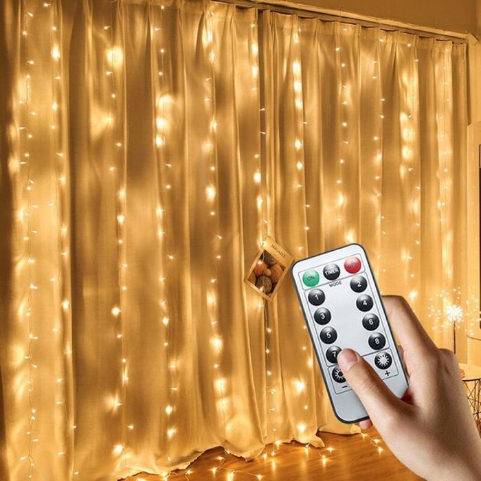 Гирлянда штора 3х3 м