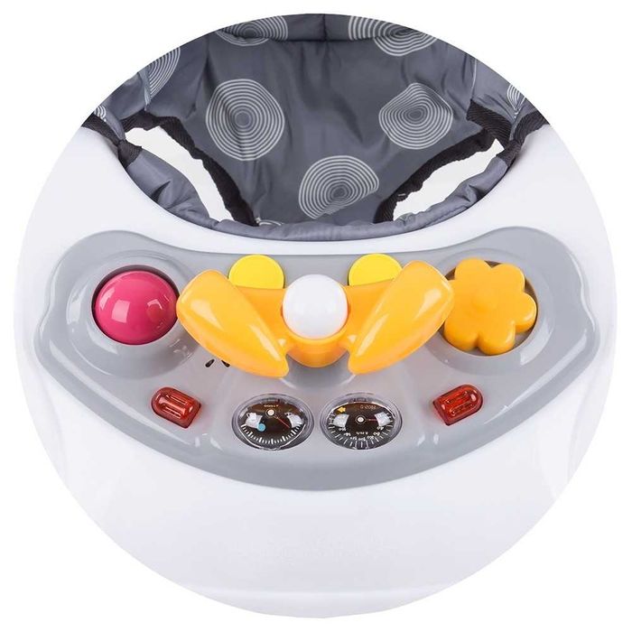 Rotobil Premergator Bebe Copil Baiat Baieti Fata Fete Gri Muzicuta