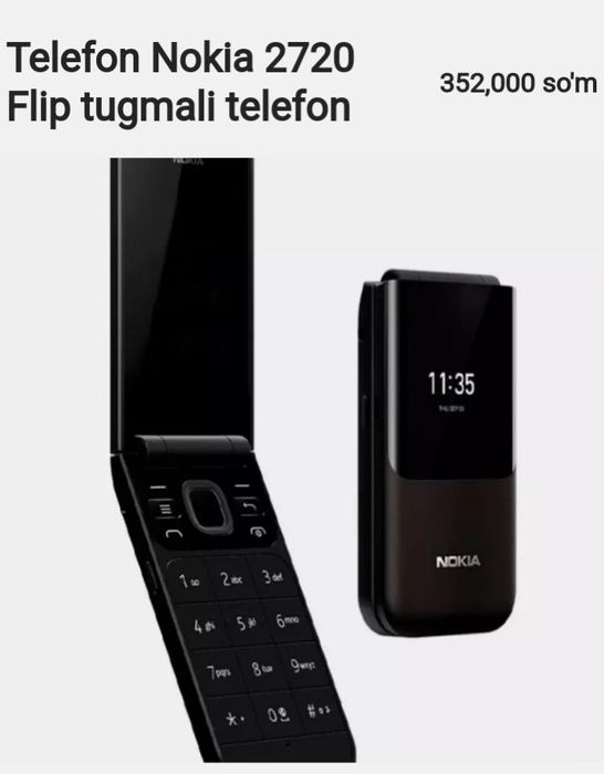 Nokia 2720 Flip tugmali