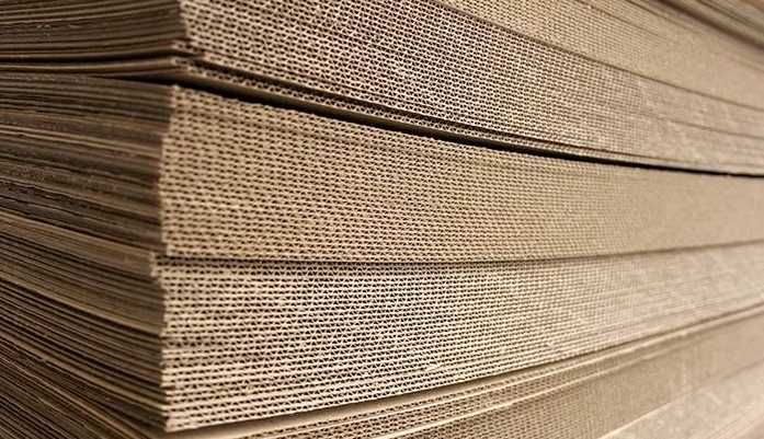 Картон гофрированный листовой 2*1