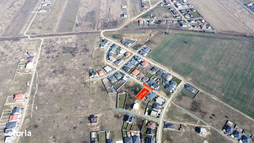 Teren 617 mp în Moșnița Nouă – toate utilitățile, locație excelentă!