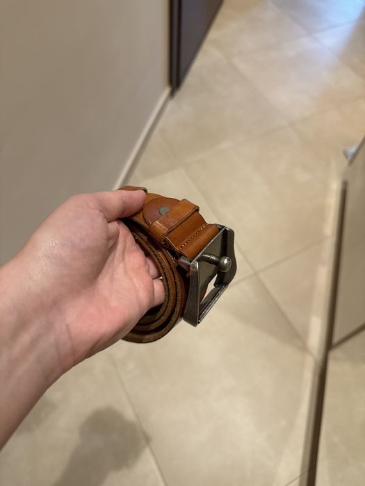 Чанта от естествена кожа и колан