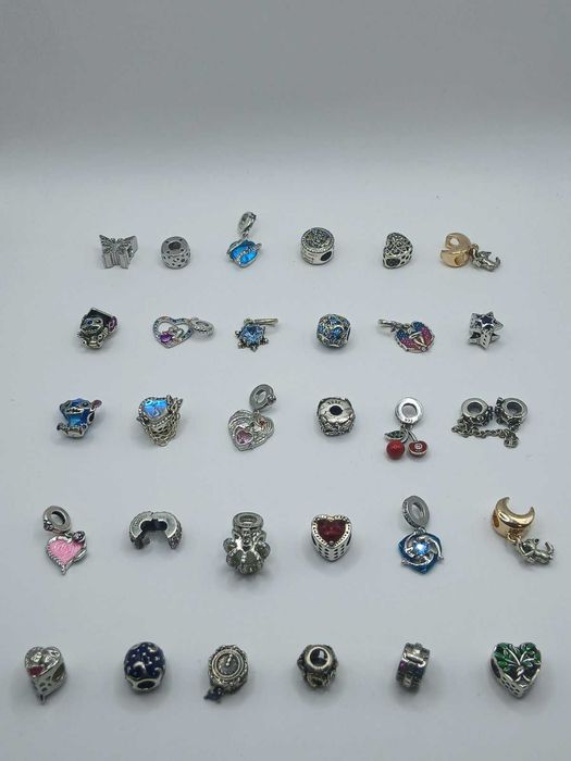 Сребърни талисмани за гривна тип Pandora