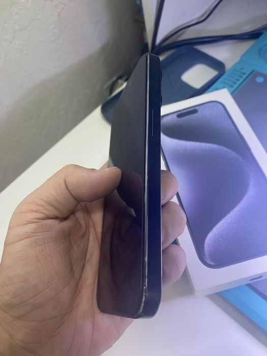 iPhone 15 Pro Blue Titanium