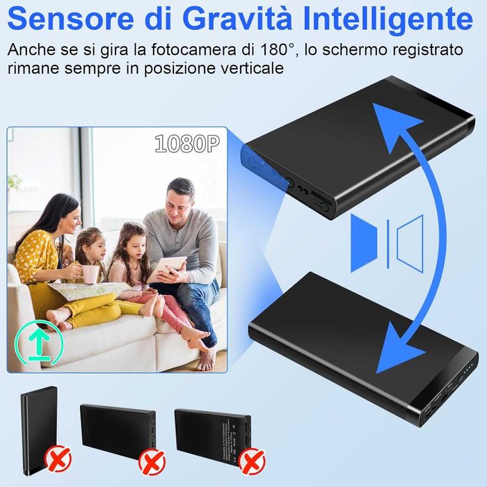 НОВА скрита камера Nisanuki H01 в батерия Power Bank, Нощно виждане...