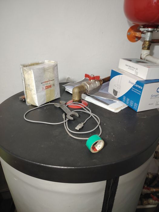 Boiler cu 2 serpentine de 200 litri