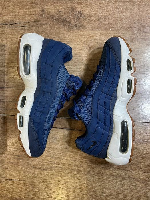 ОРИГИНАЛНИ *** Nike Air Max 95 Leather / Blue Dark Blue