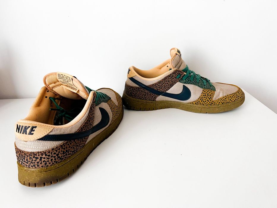 Nike Dunk “Safari Golden Moss” - 45.5 EU