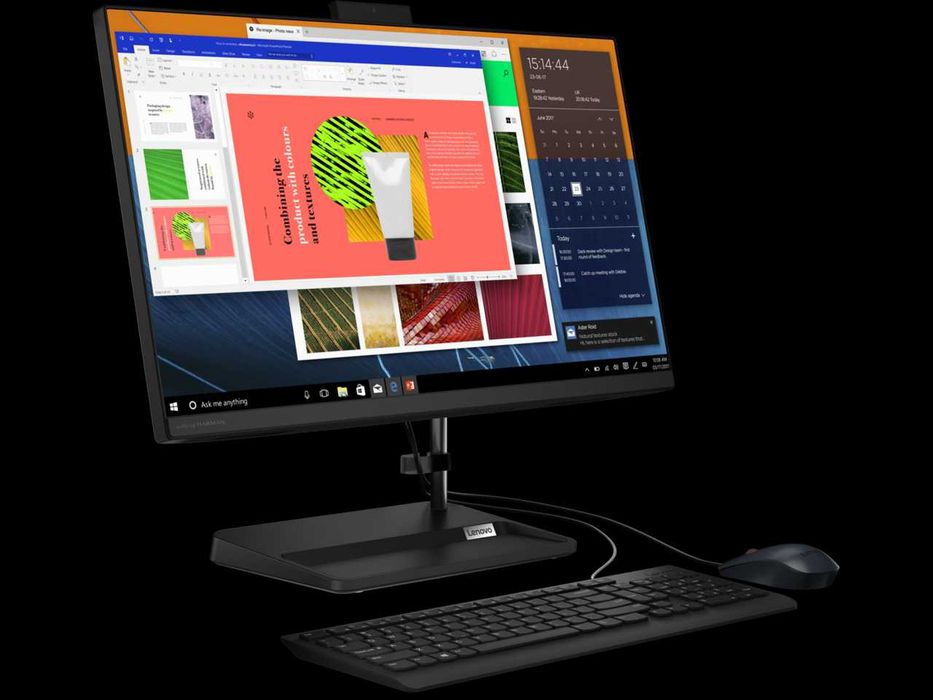 Чисто Нов Компютър Lenovo IdeaCentre All in One 23.8' Ryzen 5-7540u 16GB DDR4 512GB SSD