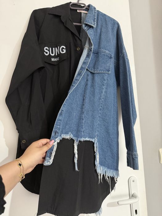 Екстравагантна дънкова риза