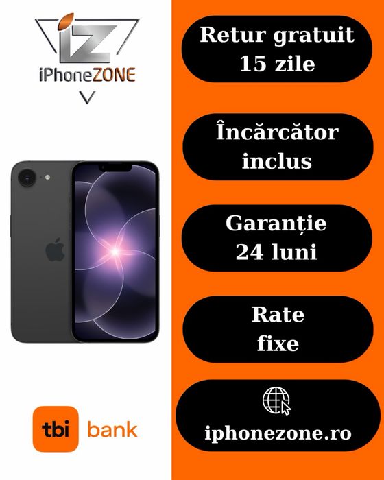 Iphone 17E 256GB 100% Garantie Rate BuyBack - iphonezone.ro