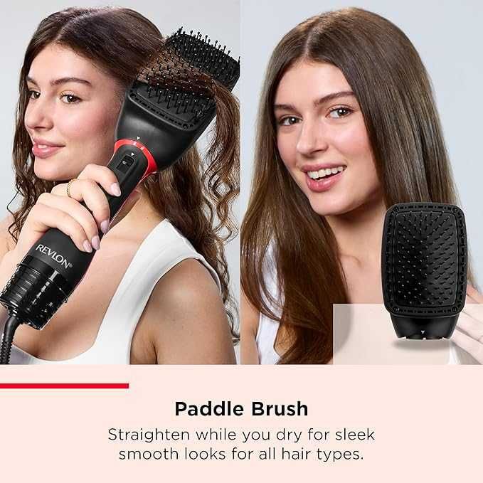 REVLON 5-в-1  One-Step™ RVDR5370 сешоар и мултифункционален стилизатор за коса , 5 приставки