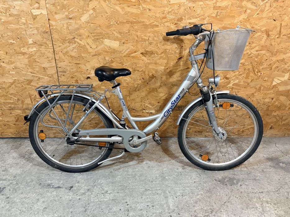 26цола ALU City Star алуминиев дамски велосипед колело[7ck-SRAM]