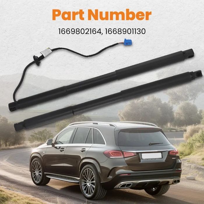 Електрически амортисьори за багажник Mercedes ML / GLE W166