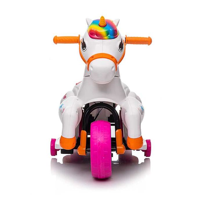 Tricicleta electrica pentru copii, Kinderauto Poney 40W 6V Rainbow