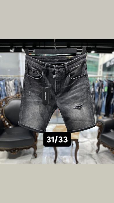 Къси дънки Dsquared2 / Black Island / Armani