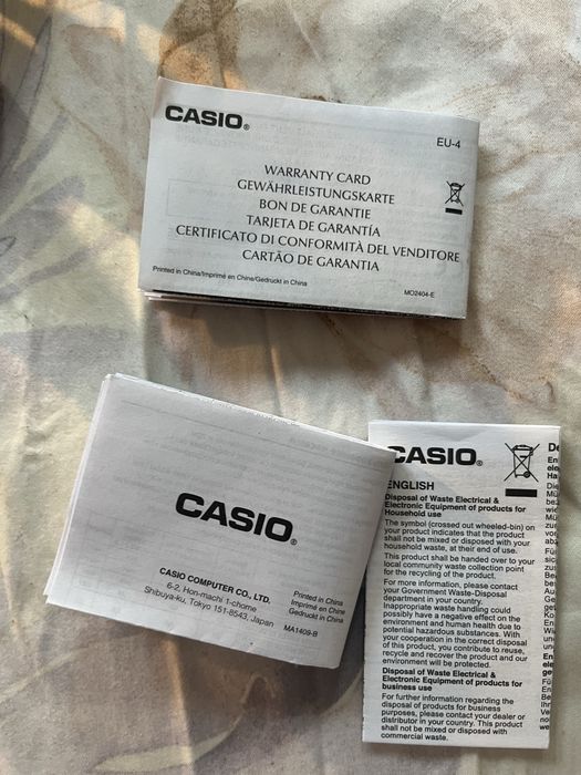 Часовник casio quartz