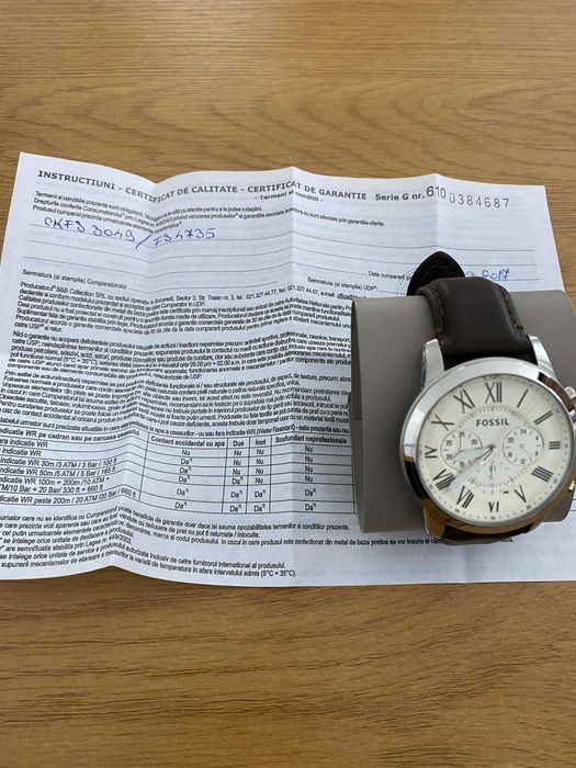 Vand Ceas Fossil FS 4735