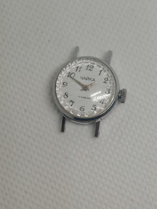Ceas Damă Mecanic CHAIKA 1601 A - 17 Rubine - Vintage URSS