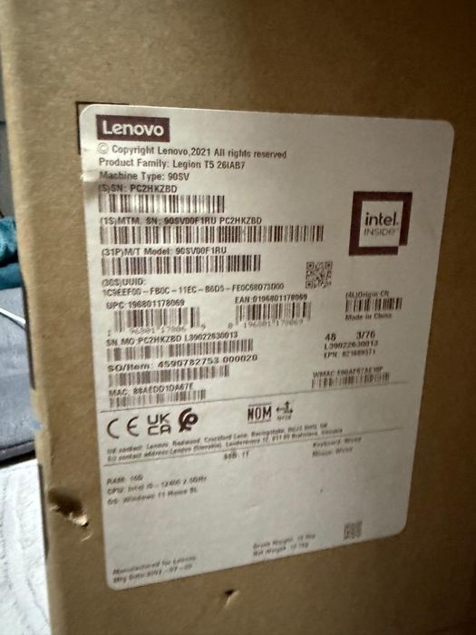 Продам ПК Lenovo Legion