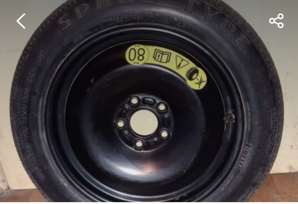 Roata de rezerva 125/85/16